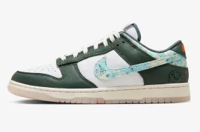 Nike SB Dunk Low Hoops Fireball Sail Blue Gorge Green White HF5693-141