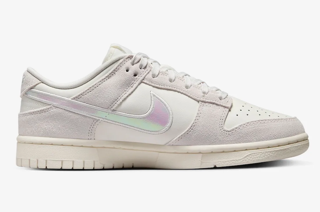 Nike SB Dunk Low Iridescent Swoosh Sail Grey HF5074-133