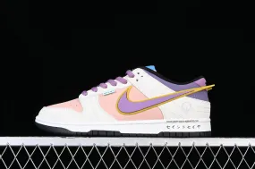 Nike SB Dunk Low Off White Purple Yellow Black ZD2356-155