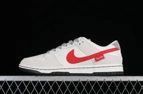 Nike SB Dunk Low Supreme Off White Black Red Grey DQ1098-333