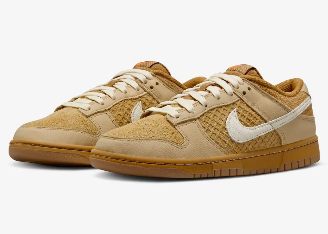 Nike SB Dunk Low Waffle Wheat Coconut Milk Sesame Total Orange FZ4041-744