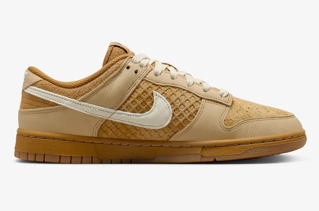 Nike SB Dunk Low Waffle Wheat Coconut Milk Sesame Total Orange FZ4041-744