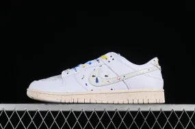 Nike SB Dunk Low White Black Off White Blue FC2025-305