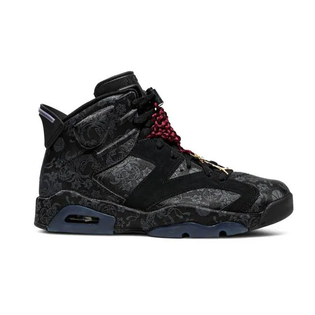 Nike women's air jordan 6 retro (singles day/ black/ burgund