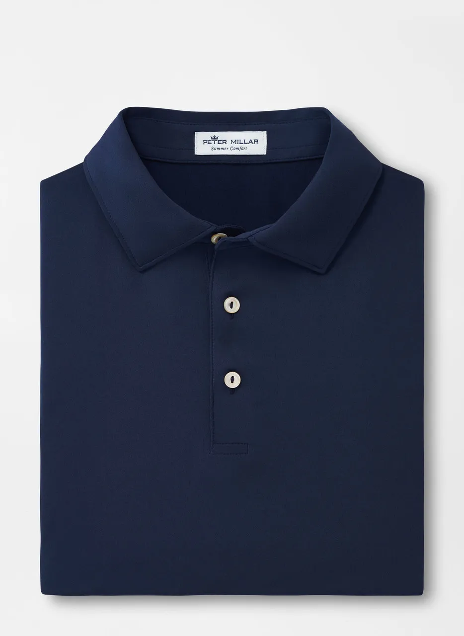 Peter Millar Solid Performance Polo - Navy