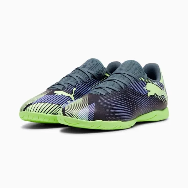 PUMA Future 7 Play Indoor (Gray/Purple/Green)