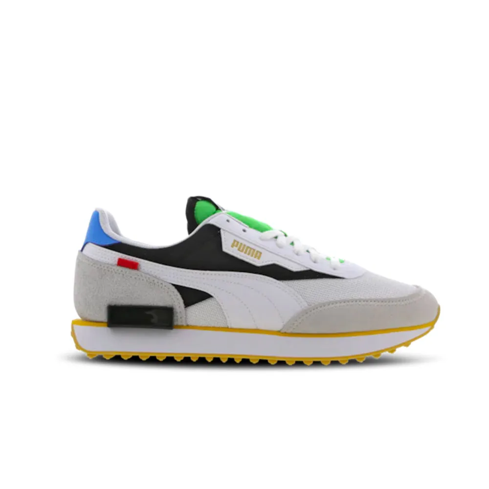 Puma Future Rider The Unity Collection Trainers Puma White- Puma Black 373384 01