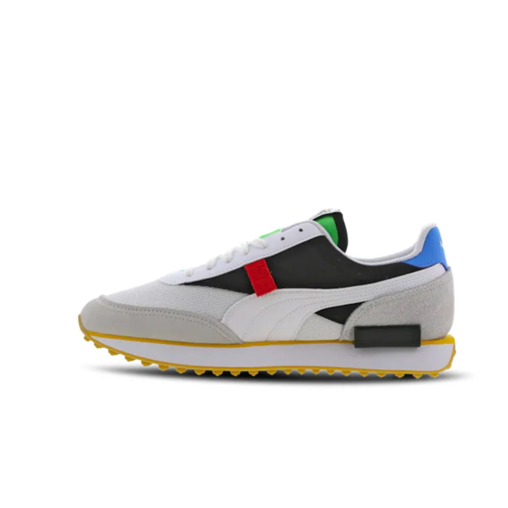 Puma Future Rider The Unity Collection Trainers Puma White- Puma Black 373384 01