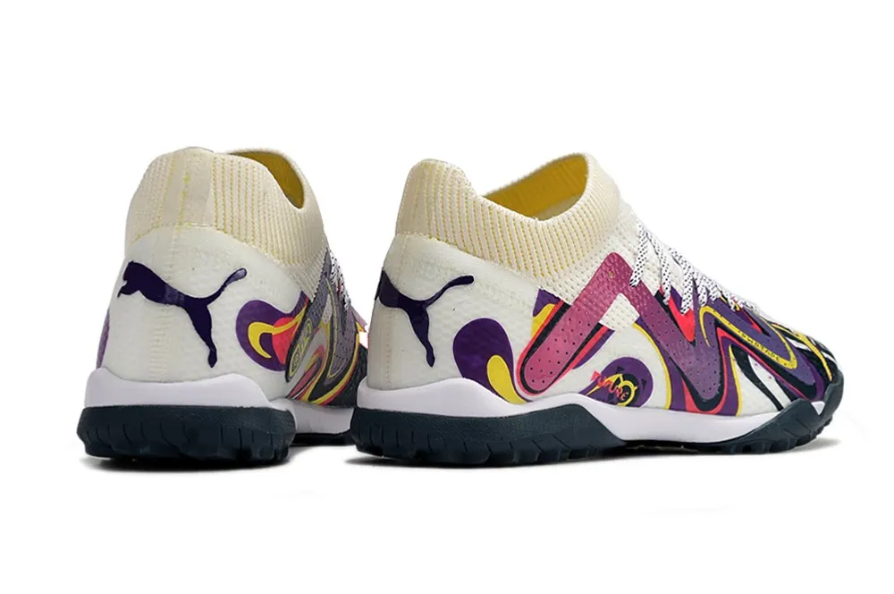 Puma Future Ultimate Cage TT Creativity - White/Team Violet/Fluro Yellow