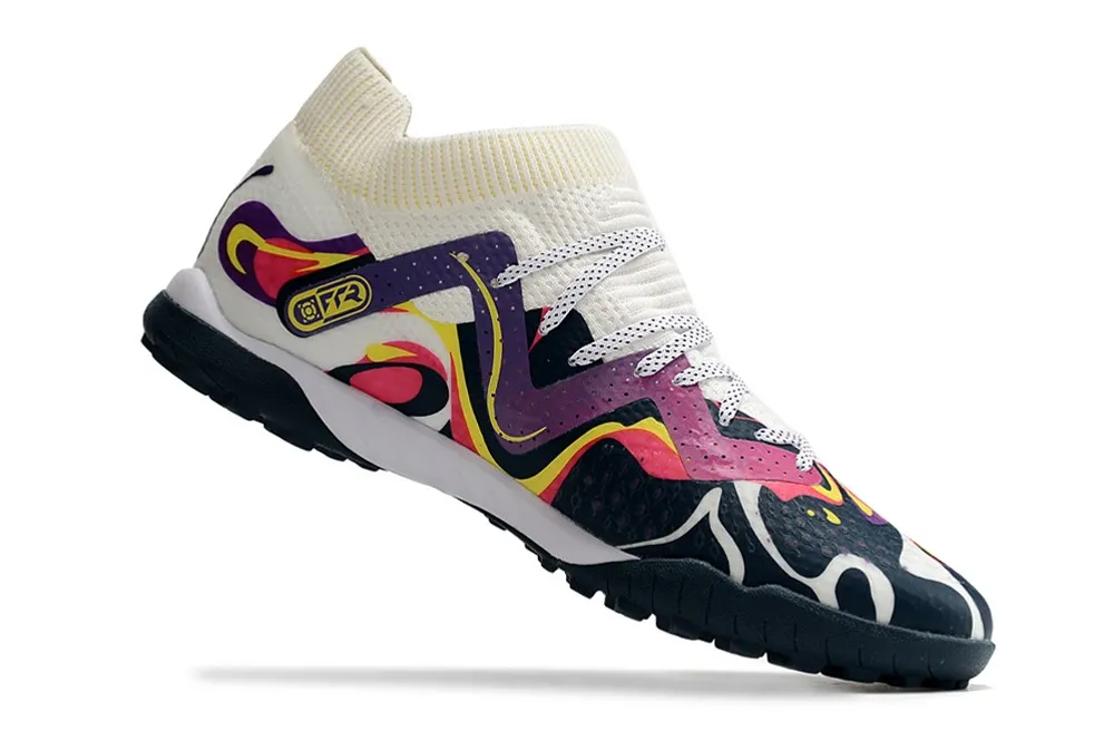 Puma Future Ultimate Cage TT Creativity - White/Team Violet/Fluro Yellow