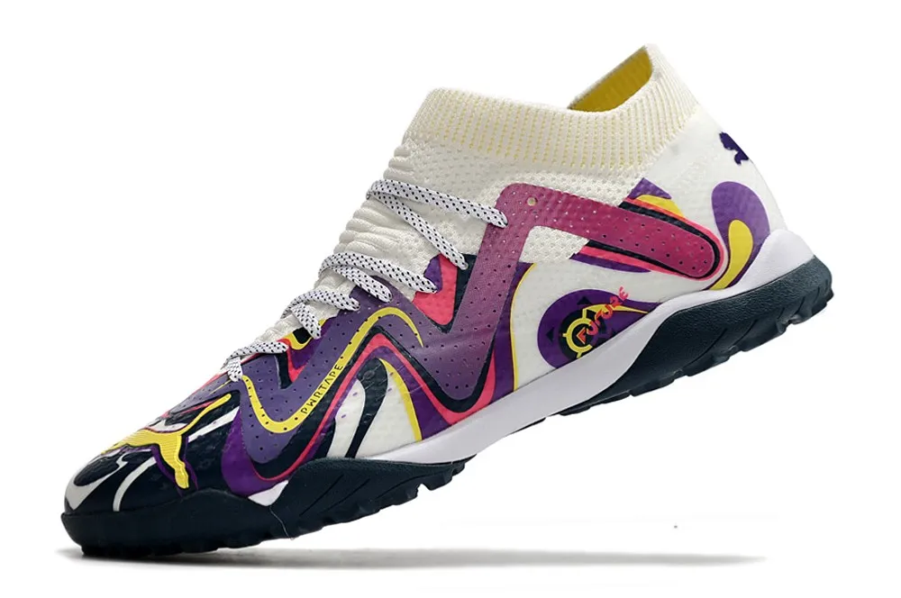 Puma Future Ultimate Cage TT Creativity - White/Team Violet/Fluro Yellow