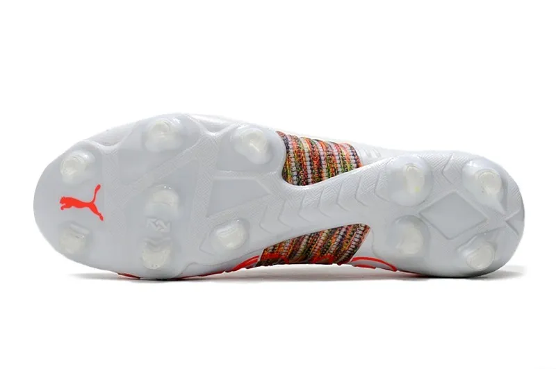 PUMA Future Z 1.1 FG/AG 'Spectra Park' - White / Red Blast