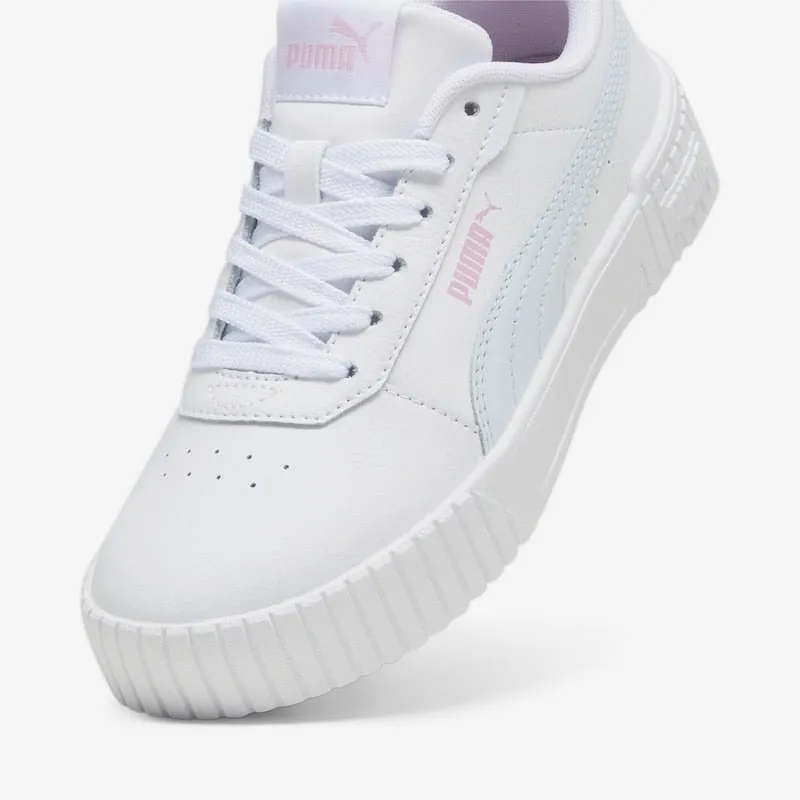 PUMA KIDS CARINA 2.0 WHITE/PINK SHOES