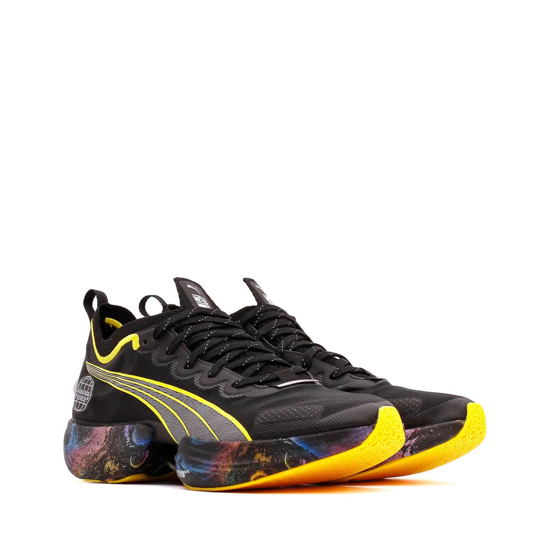 Puma Men Fast-R Nitro Elite Marathon Series Black Yellow 378465-01