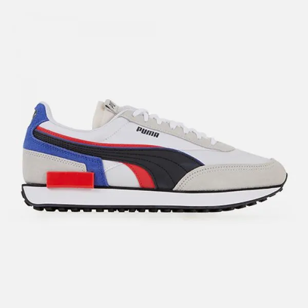 PUMA - Men - Future Rider Double - White/Grey/Blue/Red