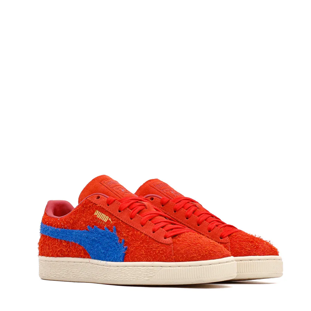 Puma Men Suede x One Piece Red Blue 396520-01