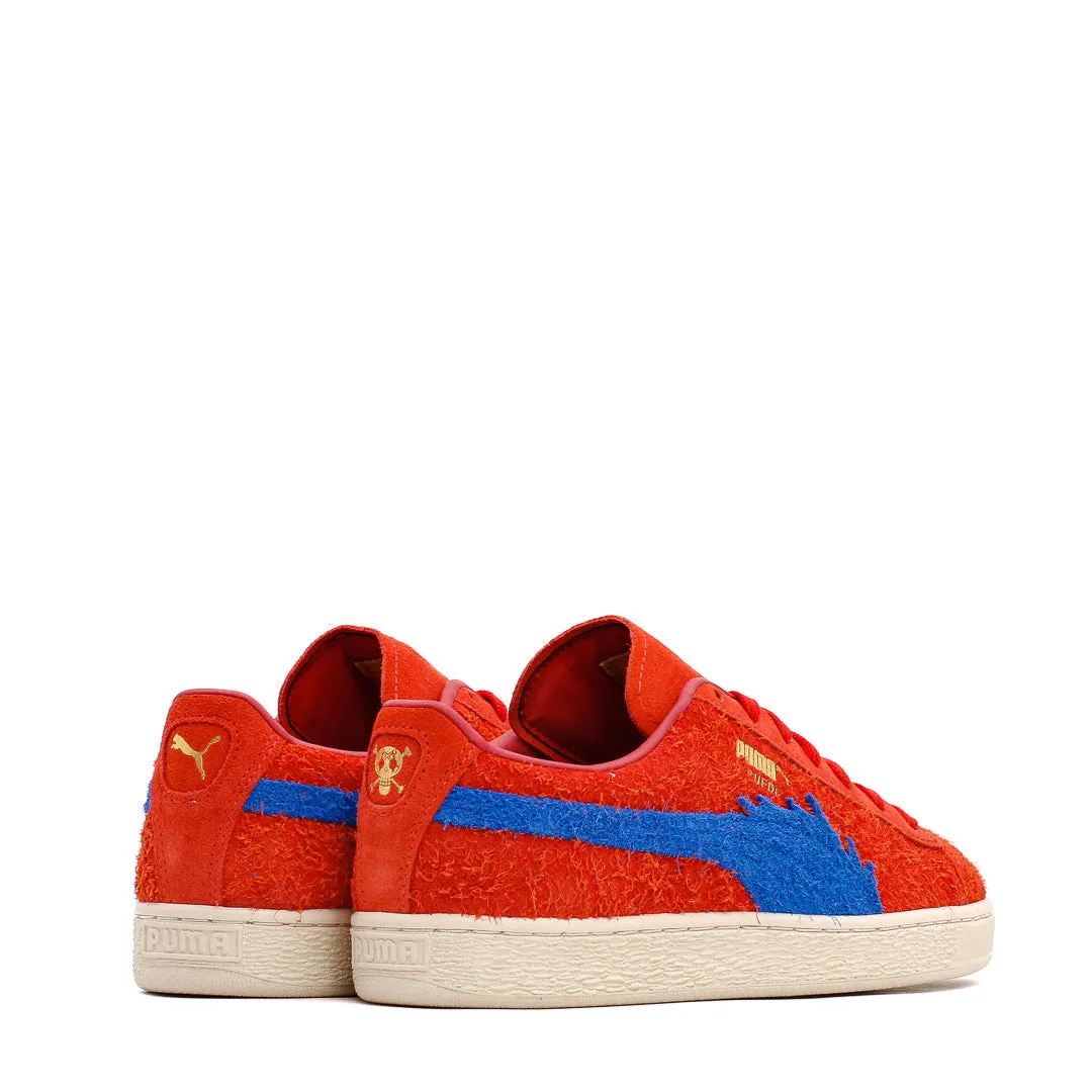 Puma Men Suede x One Piece Red Blue 396520-01