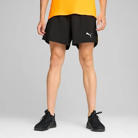 PUMA RUN Fav Velocity Men's 2-in-1 Shorts | PUMA Black-Sunset Glow | PUMA Shop All Puma | PUMA 