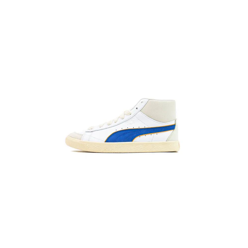 Puma x Rhuigi Clyde Mid Bball (Puma White/Royal Sapphire)