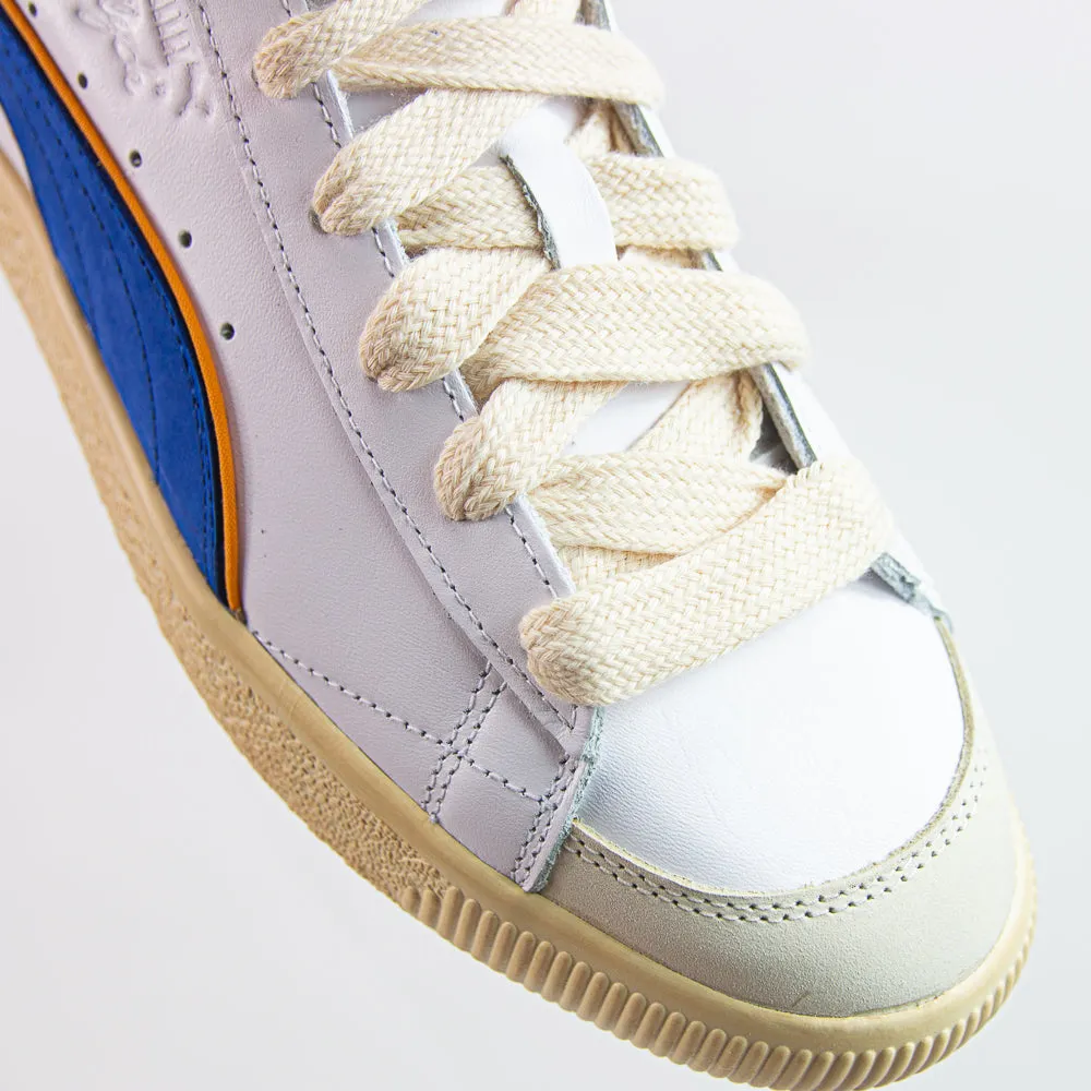 Puma x Rhuigi Clyde Mid Bball (Puma White/Royal Sapphire)