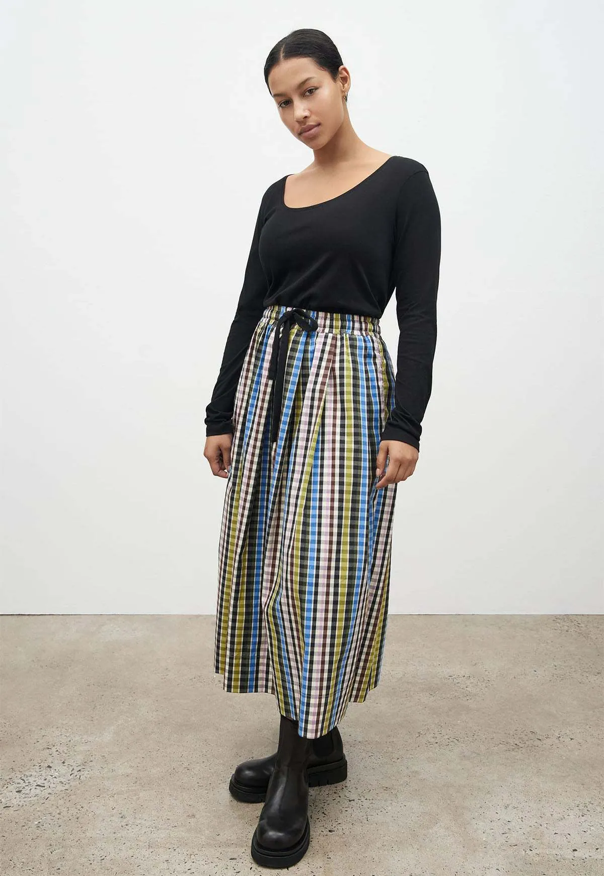 Riley Skirt - Autumn Check