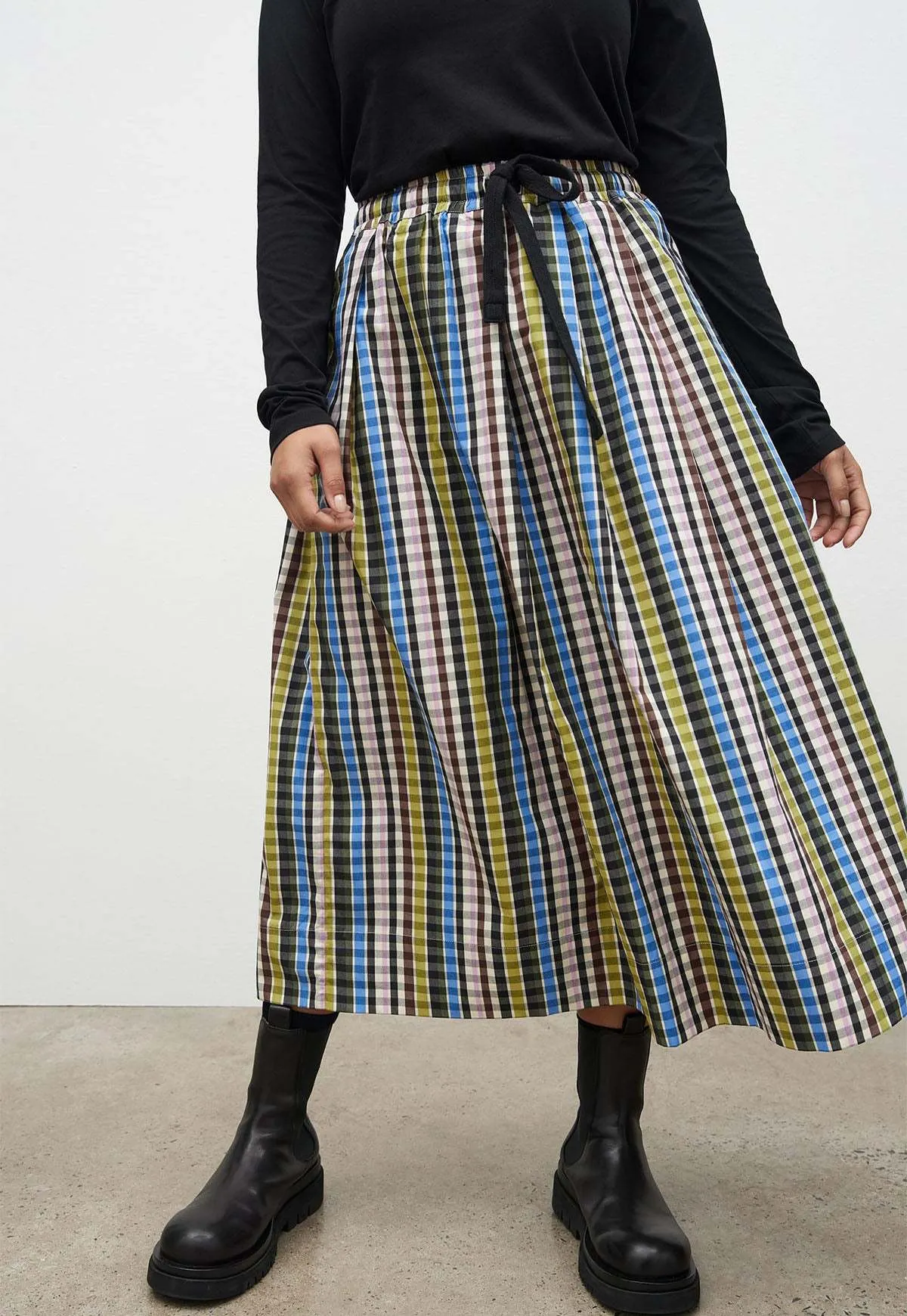 Riley Skirt - Autumn Check