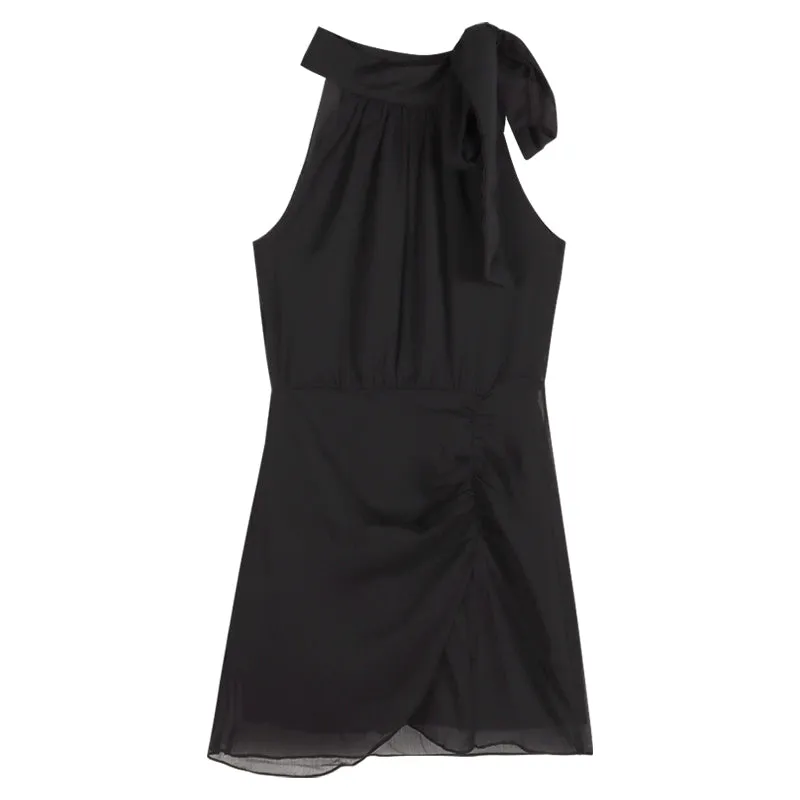 Sleeveless Halterneck Dress