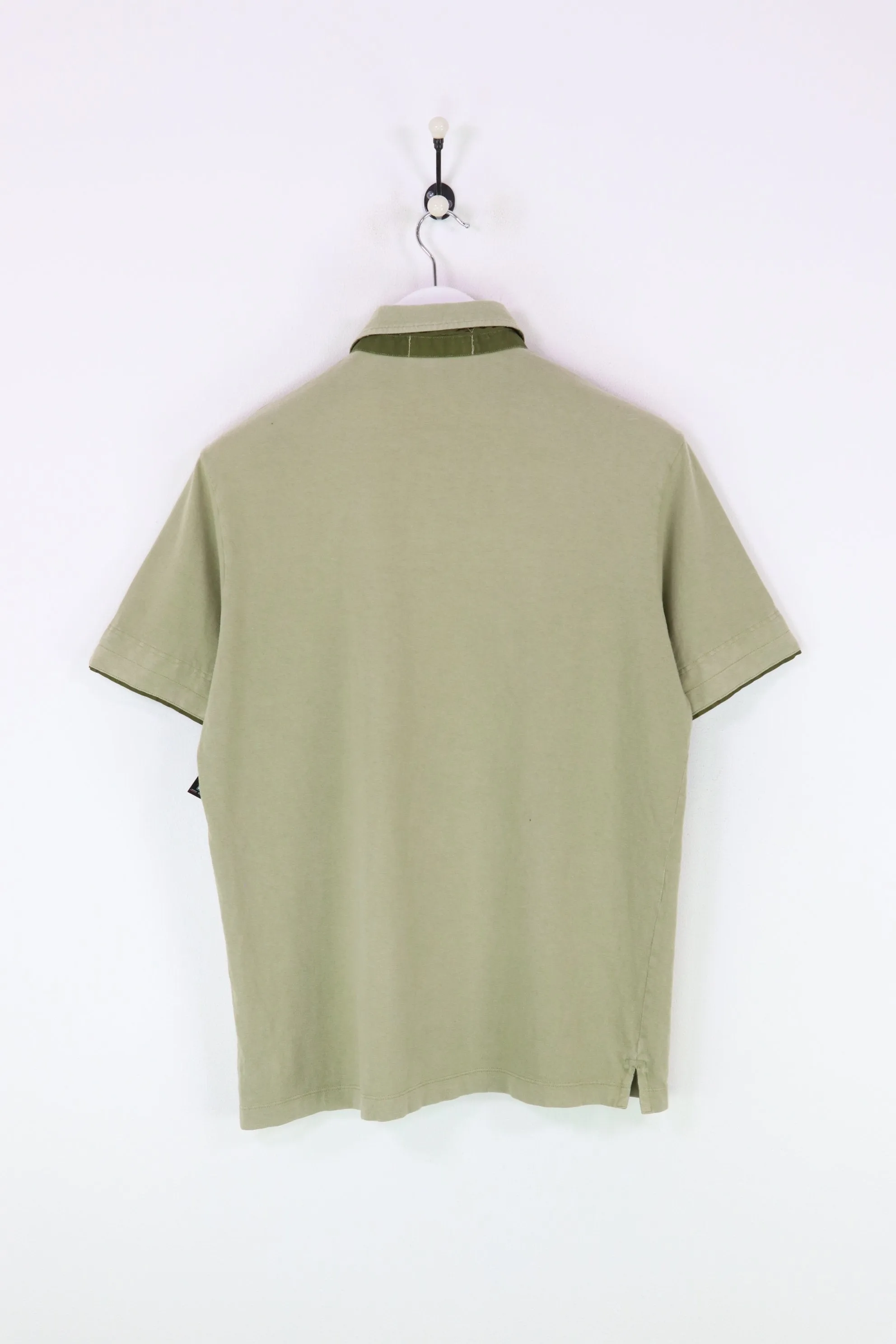 Stone Island Polo Shirt Green Large