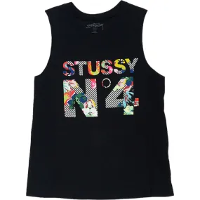 Stussy Black No4 Tank Top