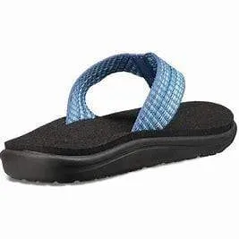 Teva Womens Voya Flip Sandals - Bar Street Multi Blue