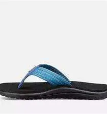 Teva Womens Voya Flip Sandals - Bar Street Multi Blue