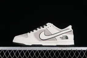 The North Face x Nike SB Dunk Low Off White Grey Black FC2025-303