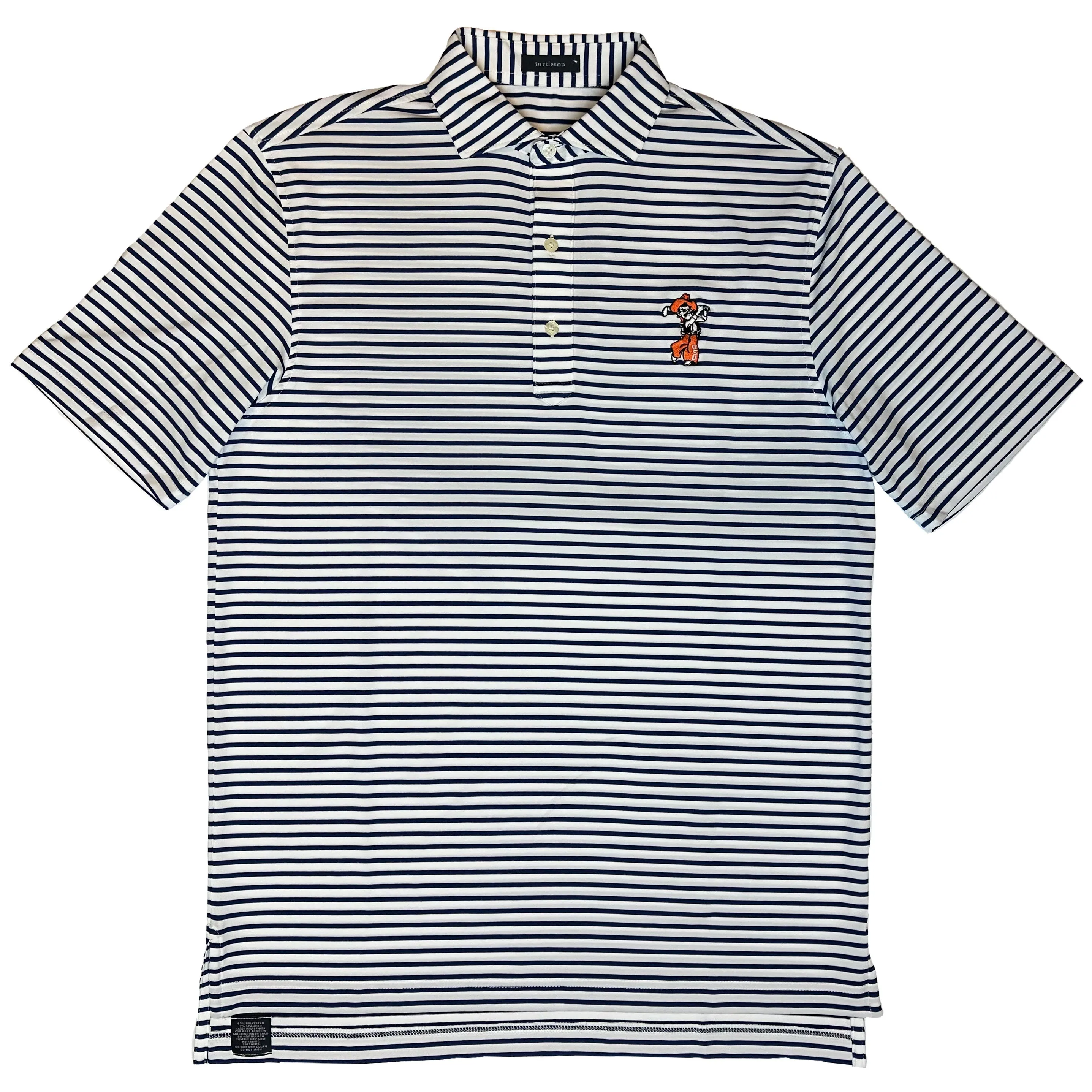 Turtleson Gus Stripe Performance Polo