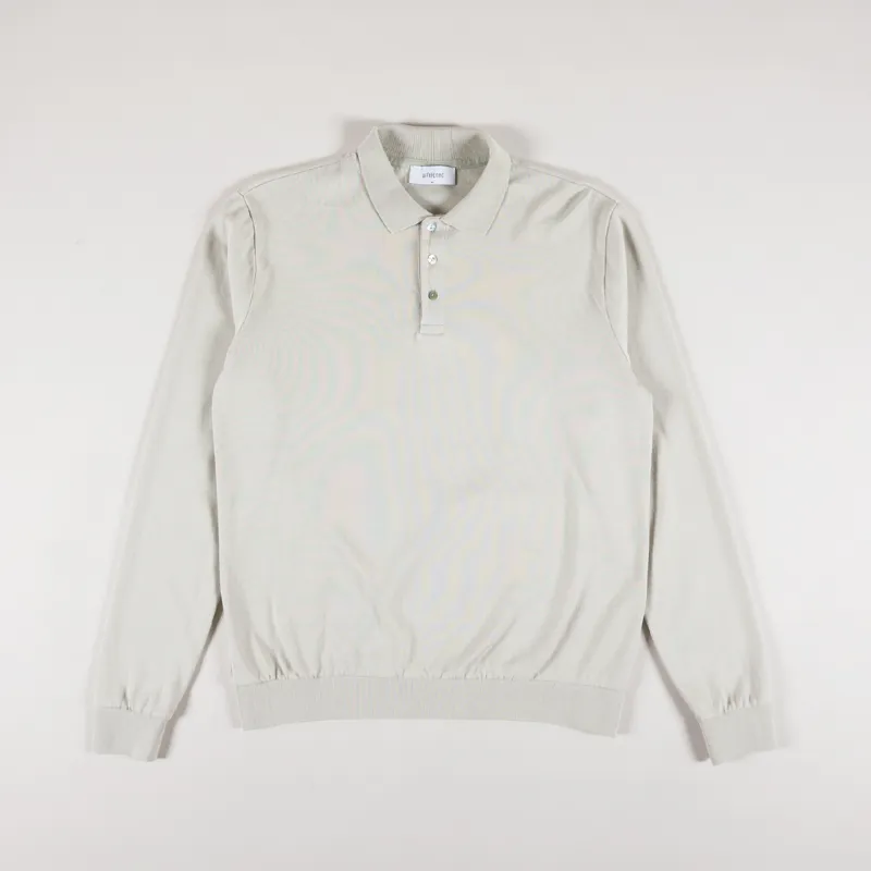 Unfeigned Long Sleeve Polo Tidal Foam