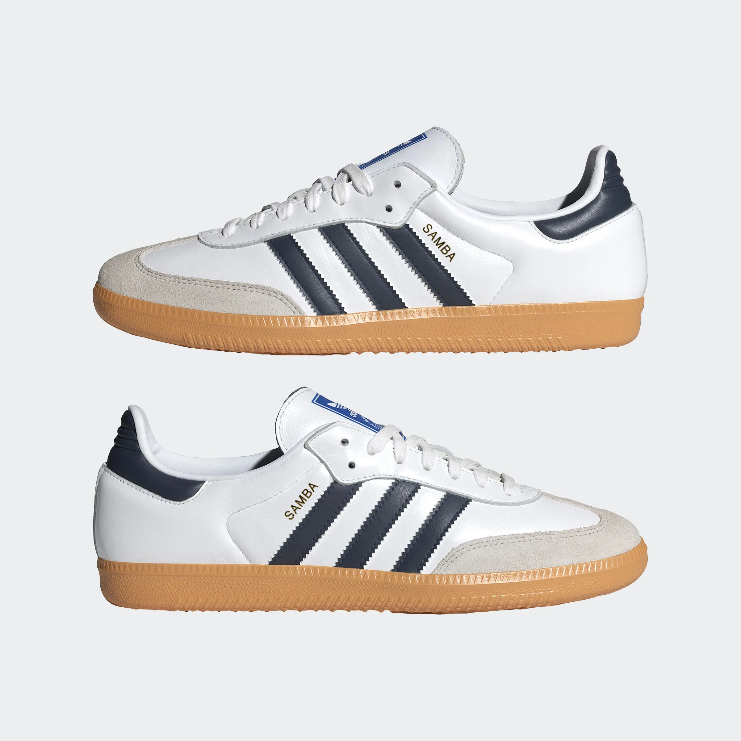 Unisex adidas Originals Samba OG Shoes Cloud White Night Indigo