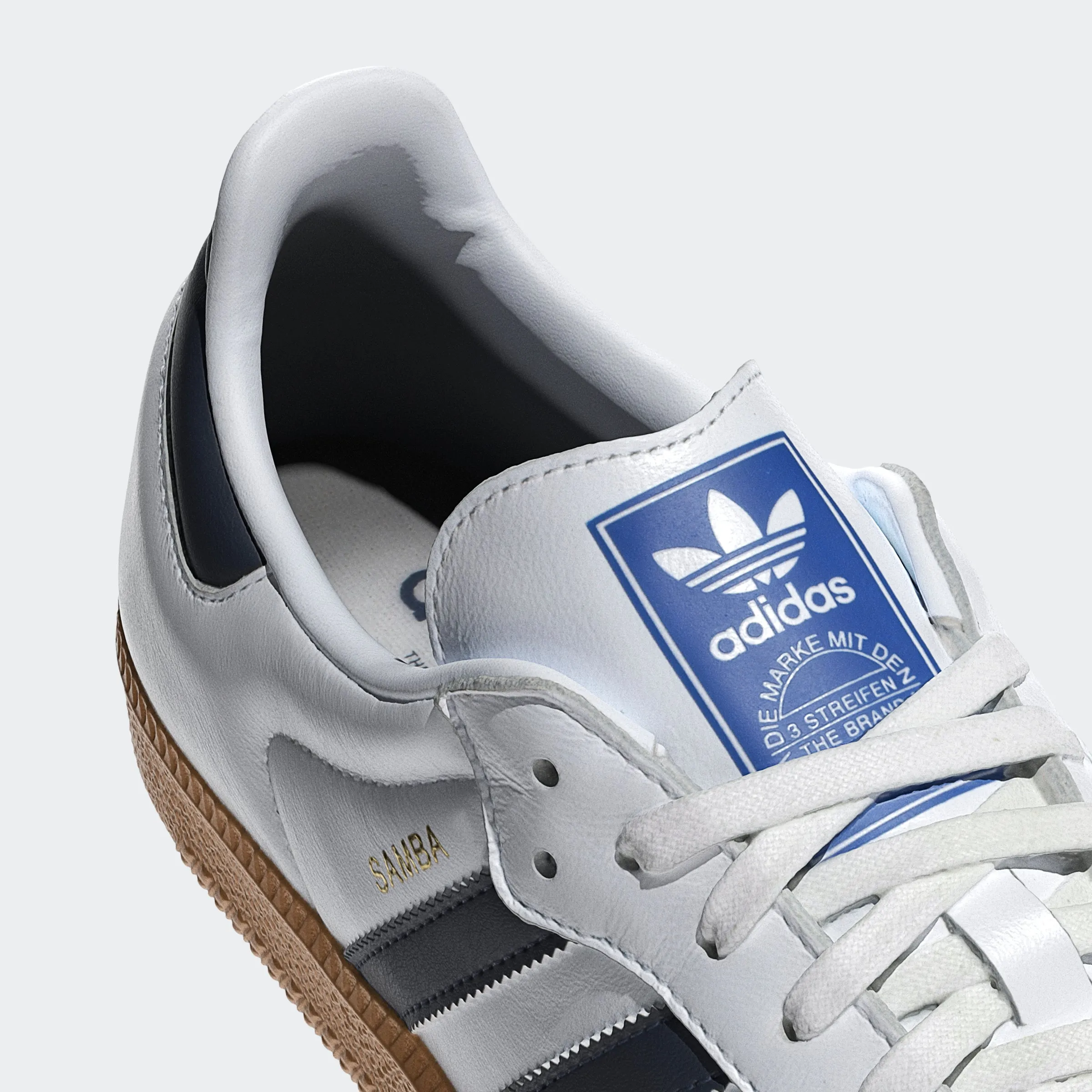 Unisex adidas Originals Samba OG Shoes Cloud White Night Indigo