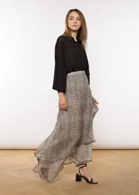 Valerie Skirt Long - Print