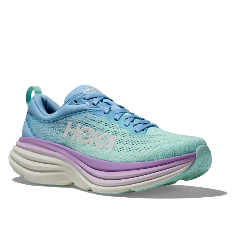 Women’s HOKA Bondi 8 – Airy Blue/Sunlit Ocean (ABSO)