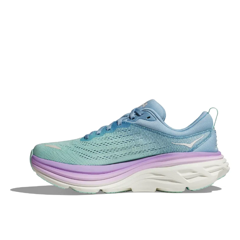 Women’s HOKA Bondi 8 – Airy Blue/Sunlit Ocean (ABSO)