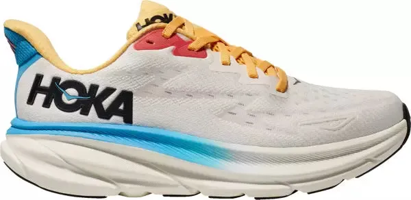 WOMEN'S HOKA CLIFTON 9 | BLANC DE BLANC / SWIM DAY