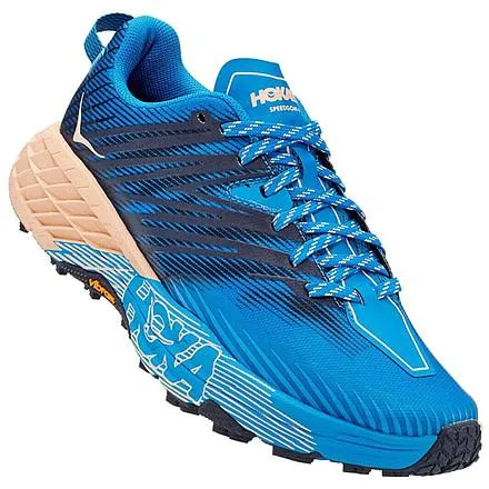 Women's Hoka ONE ONE Speedgoat 4 (Indigo Bunting / Bleached Apricot)